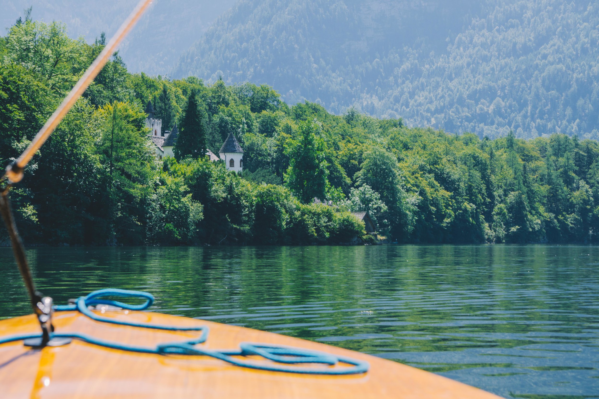 Lake Hallstatt and castle