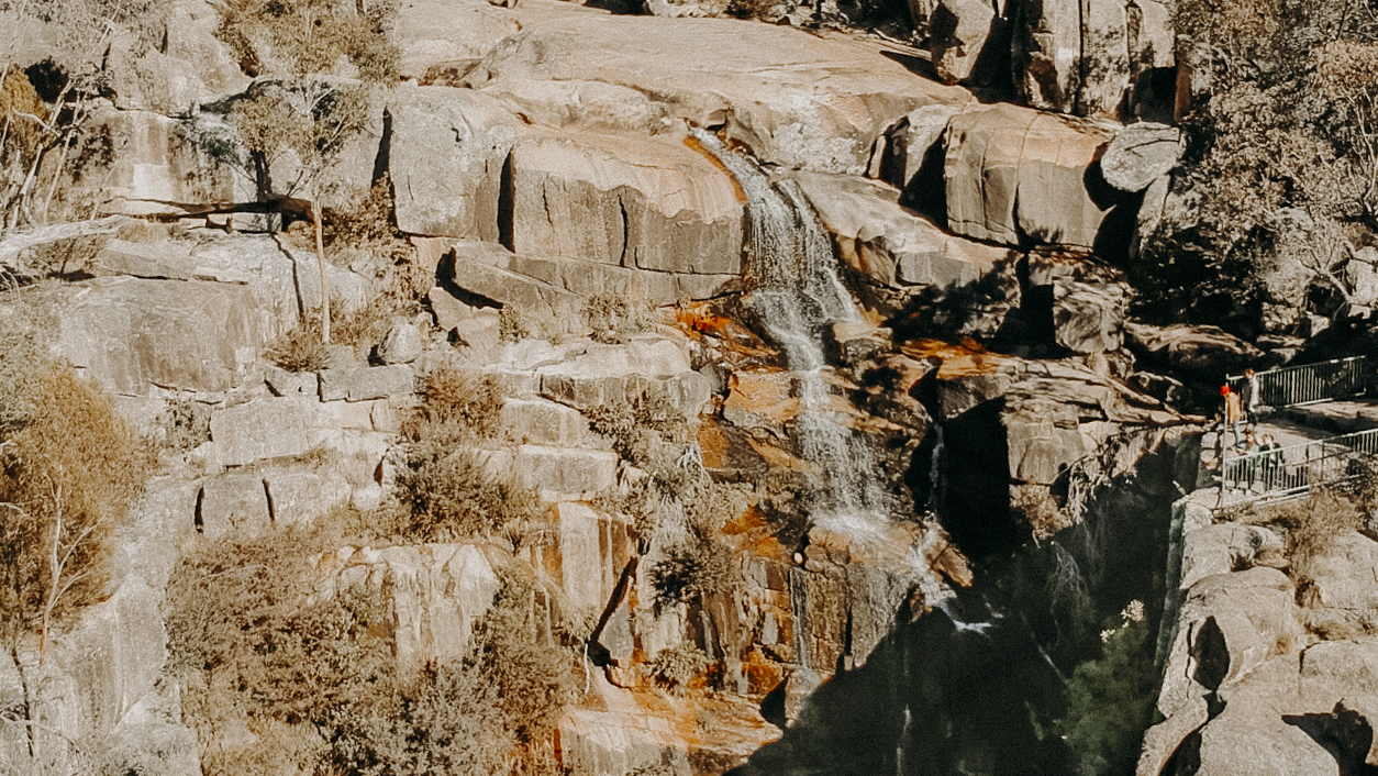     Gibralter Falls    -  This is the only waterfall I was able to see, within the Canberra area, and it was a beautiful one! An easy walk from the parking lot, it only took us a few minutes to get here. The area is filled with picnic benches and bar