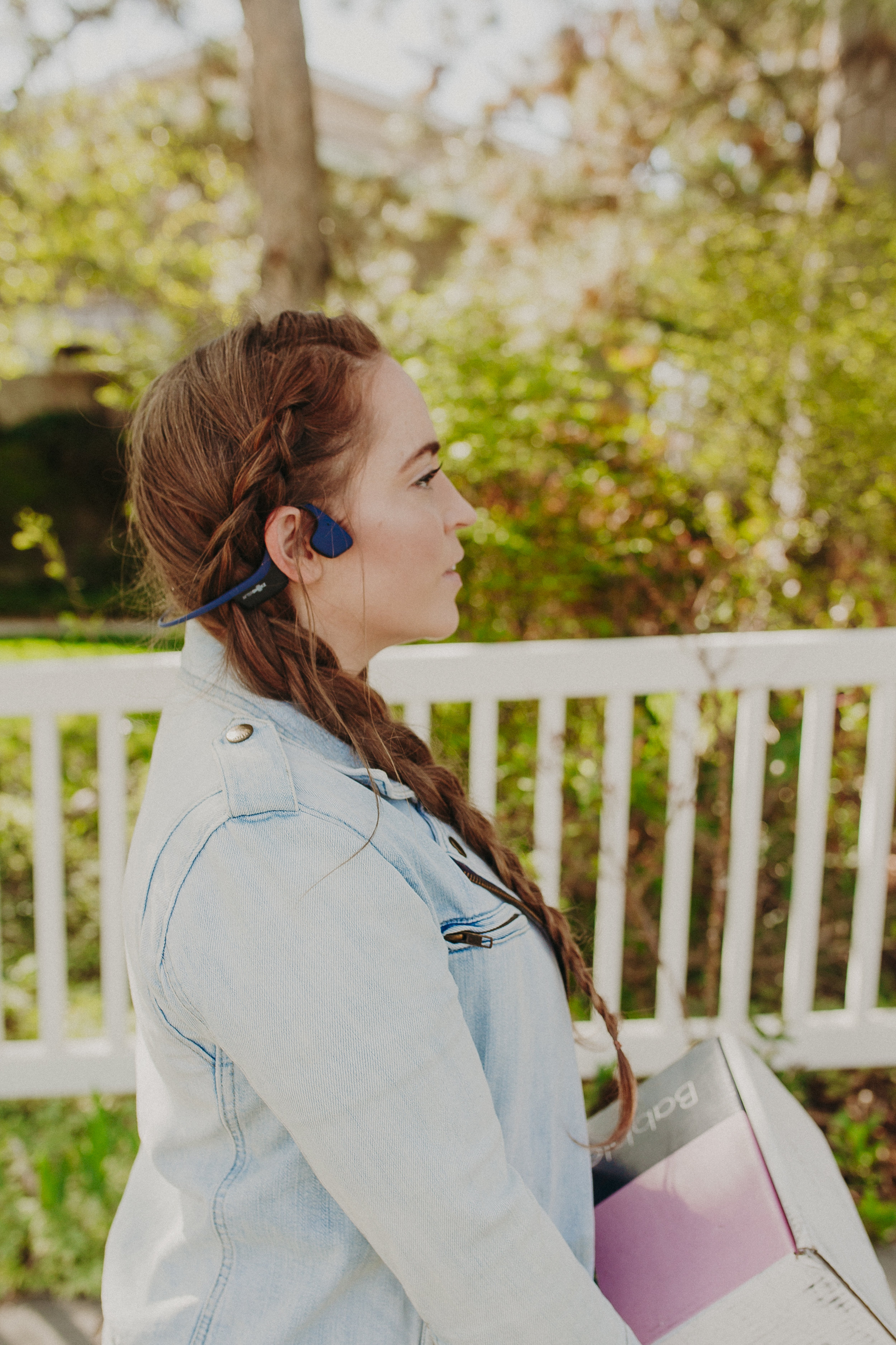    Trekz Air from Aftershokz    Meet the next generation in technology when you try these amazing ear headphones! Be open and motivated with AfterShokz Bone Conduction technology. Their lightweight and bulk-free design fits securely and was inspired 