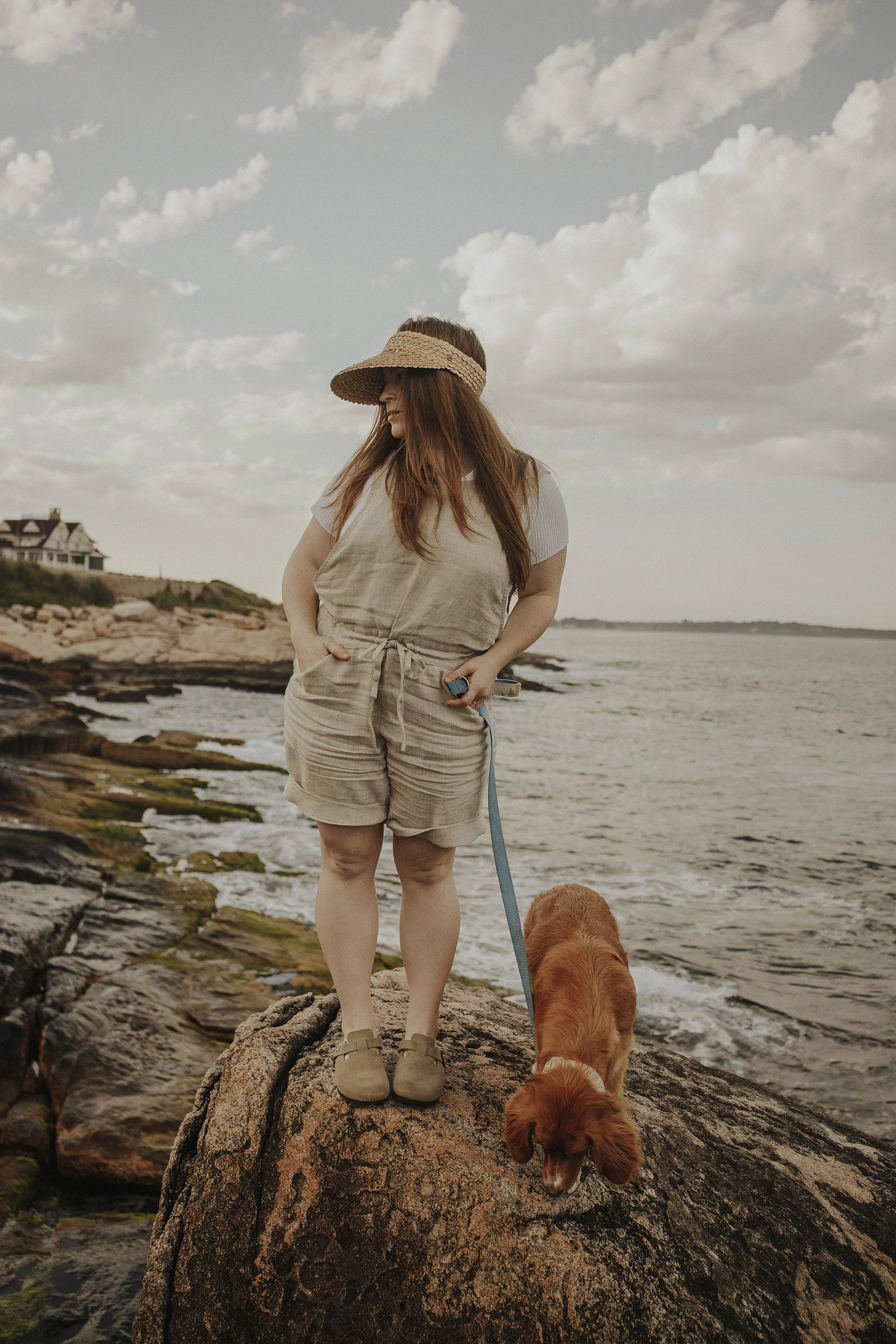 Coastal Grandmother Outfit: The Linen Romper
