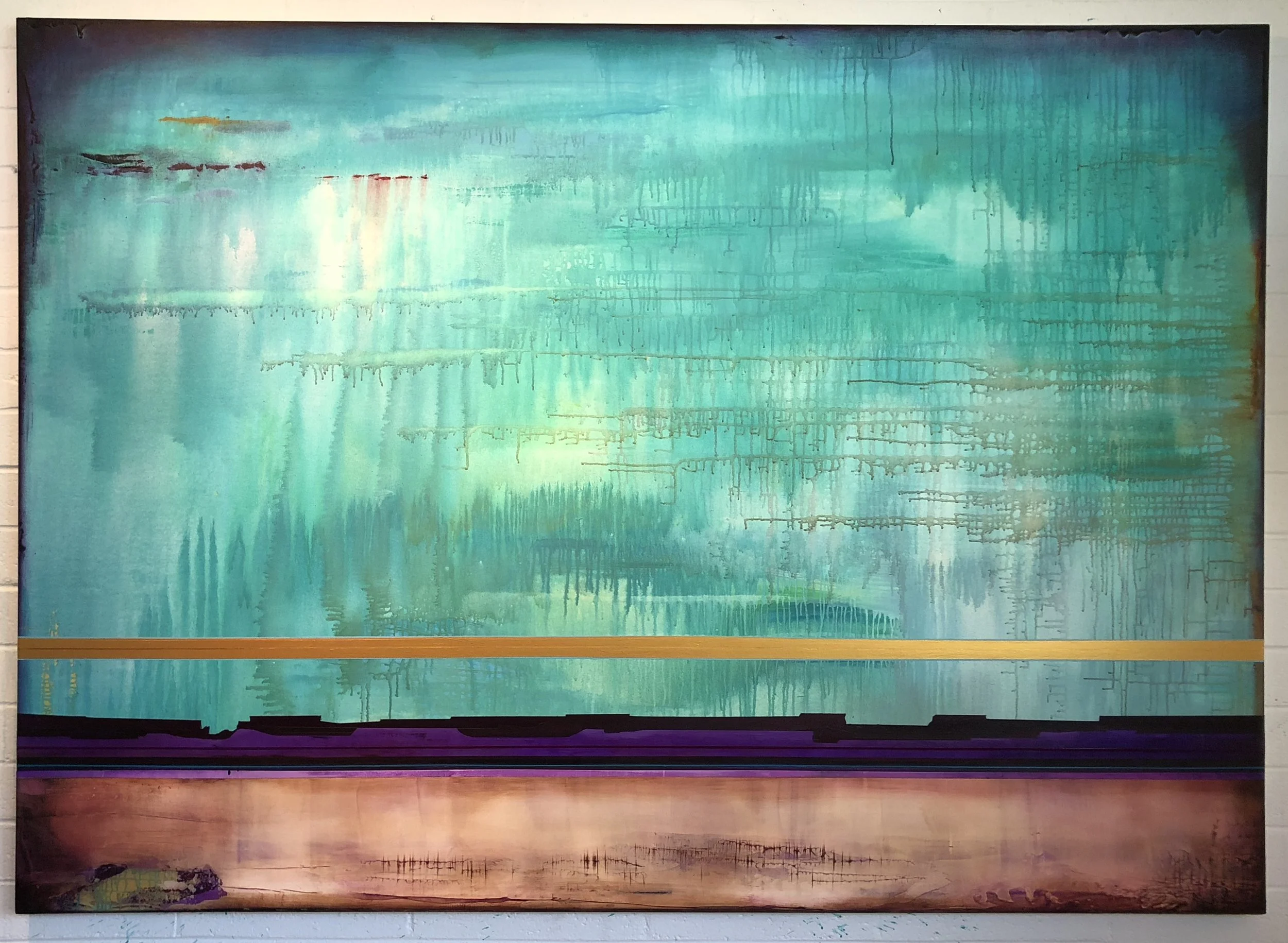 “CHIRACO SUMMIT”, 2018, 60x72. in private collection