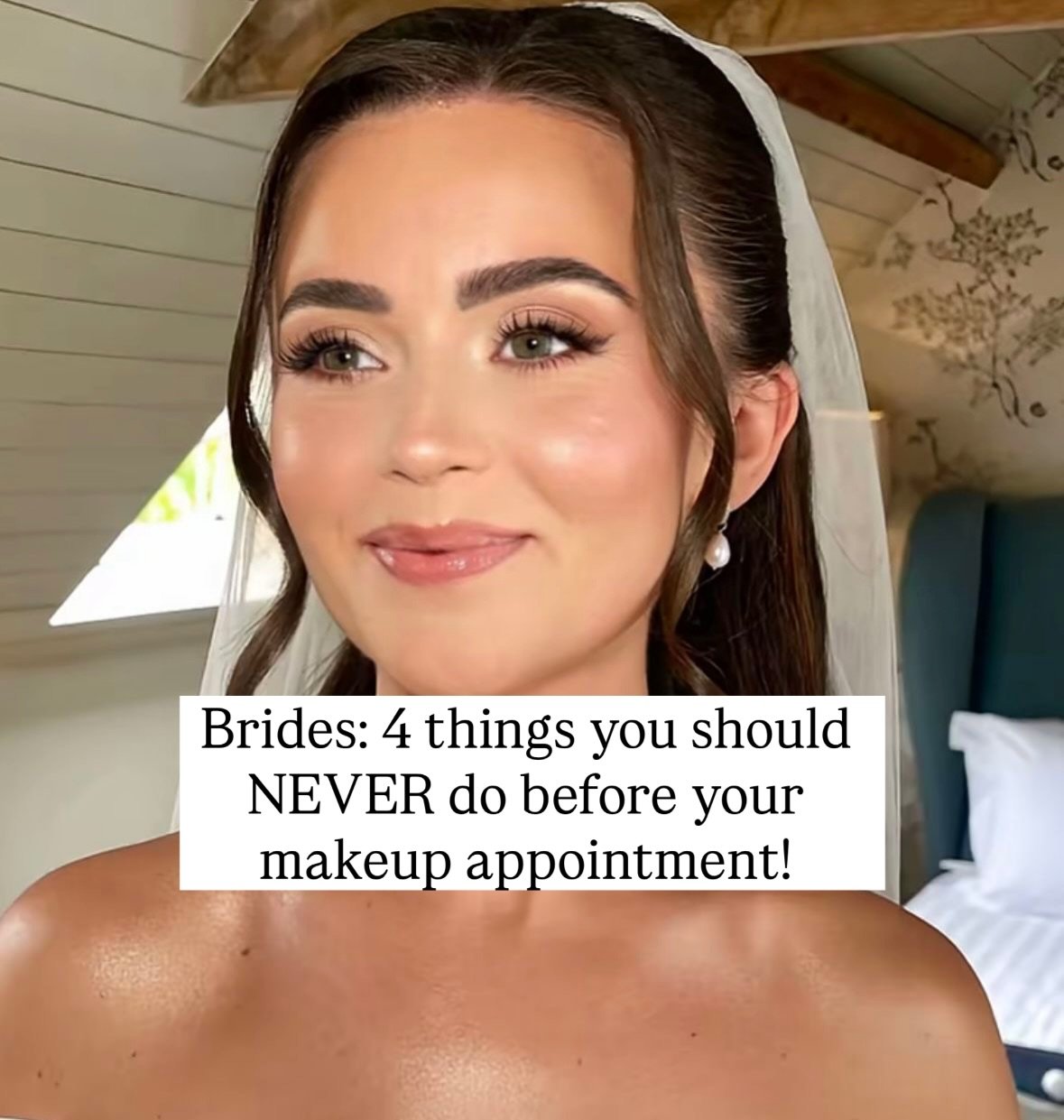 Brides,  if you want your wedding makeup to last all day and look flawless in every photo, these are 4 things you should NEVER do before your makeup appointment.

Most brides don&rsquo;t realise how much their prep affects the final result, so avoidi