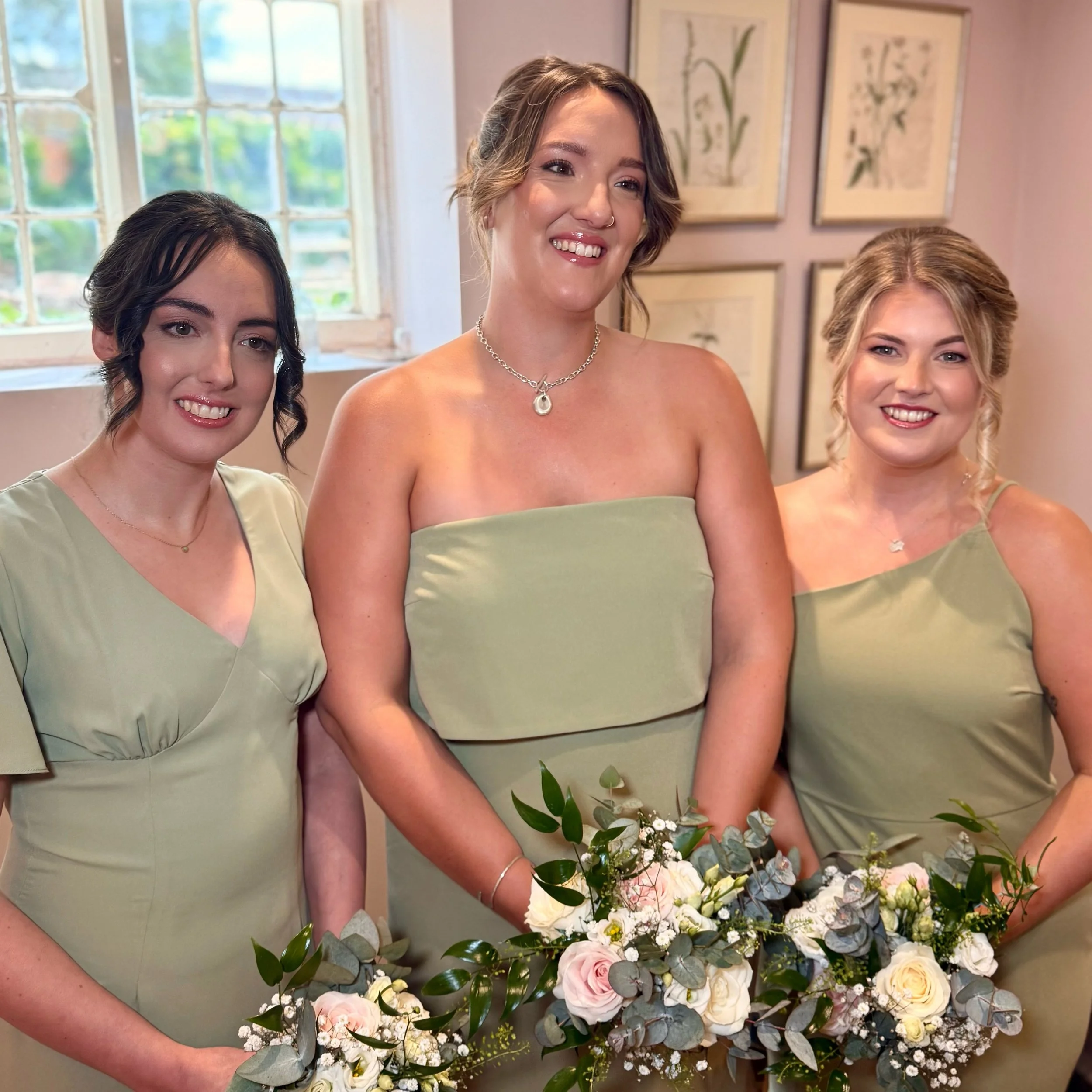 bridesmaid makeup trio
