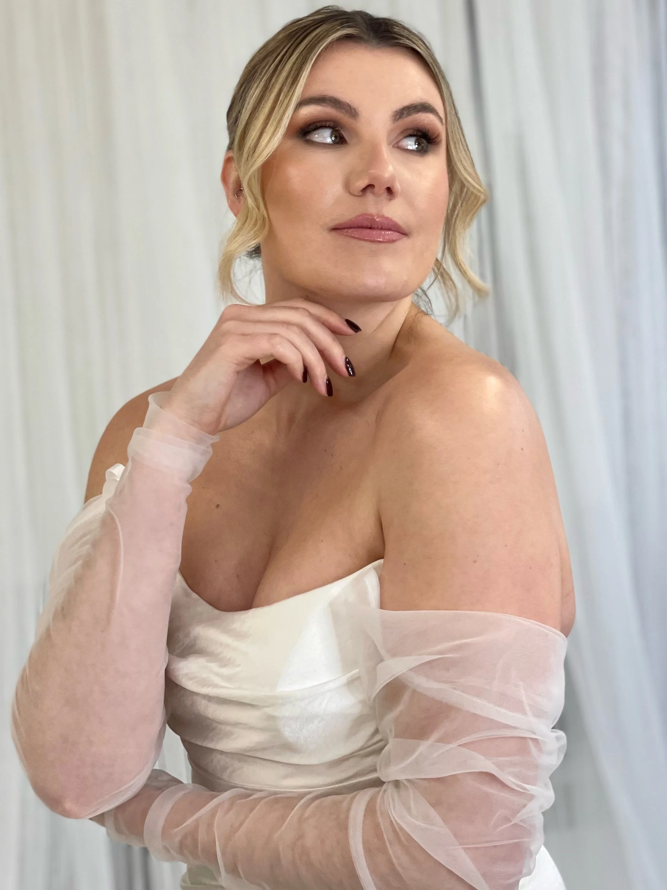 full glam bridal makeup look