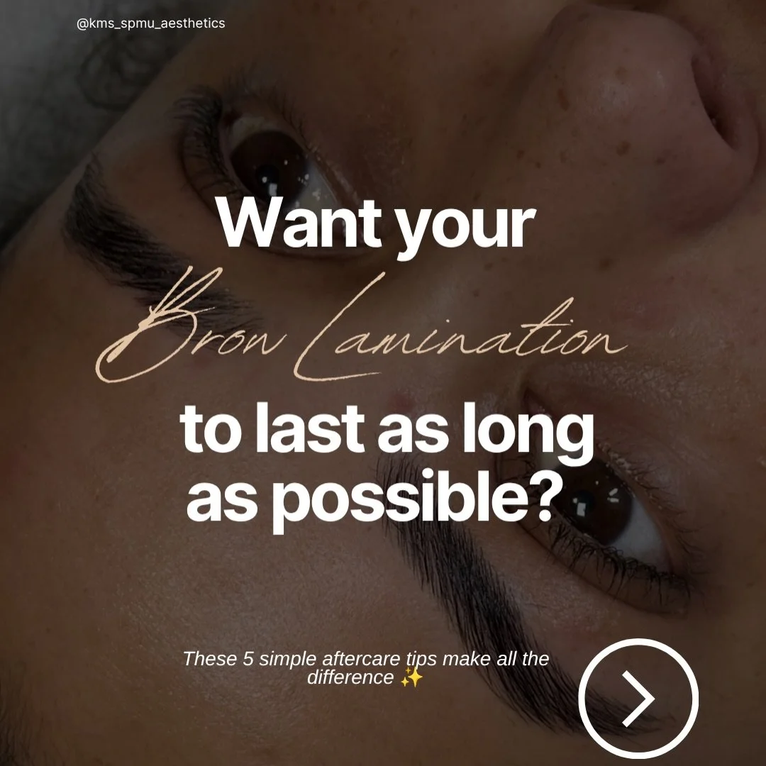 The girls who spend 10 minutes filling in their brows every morning need to read this 👀

Brow lamination isn&rsquo;t just about the appointment&hellip;

It&rsquo;s about waking up feeling more put together, spending less time in front of the mirror 