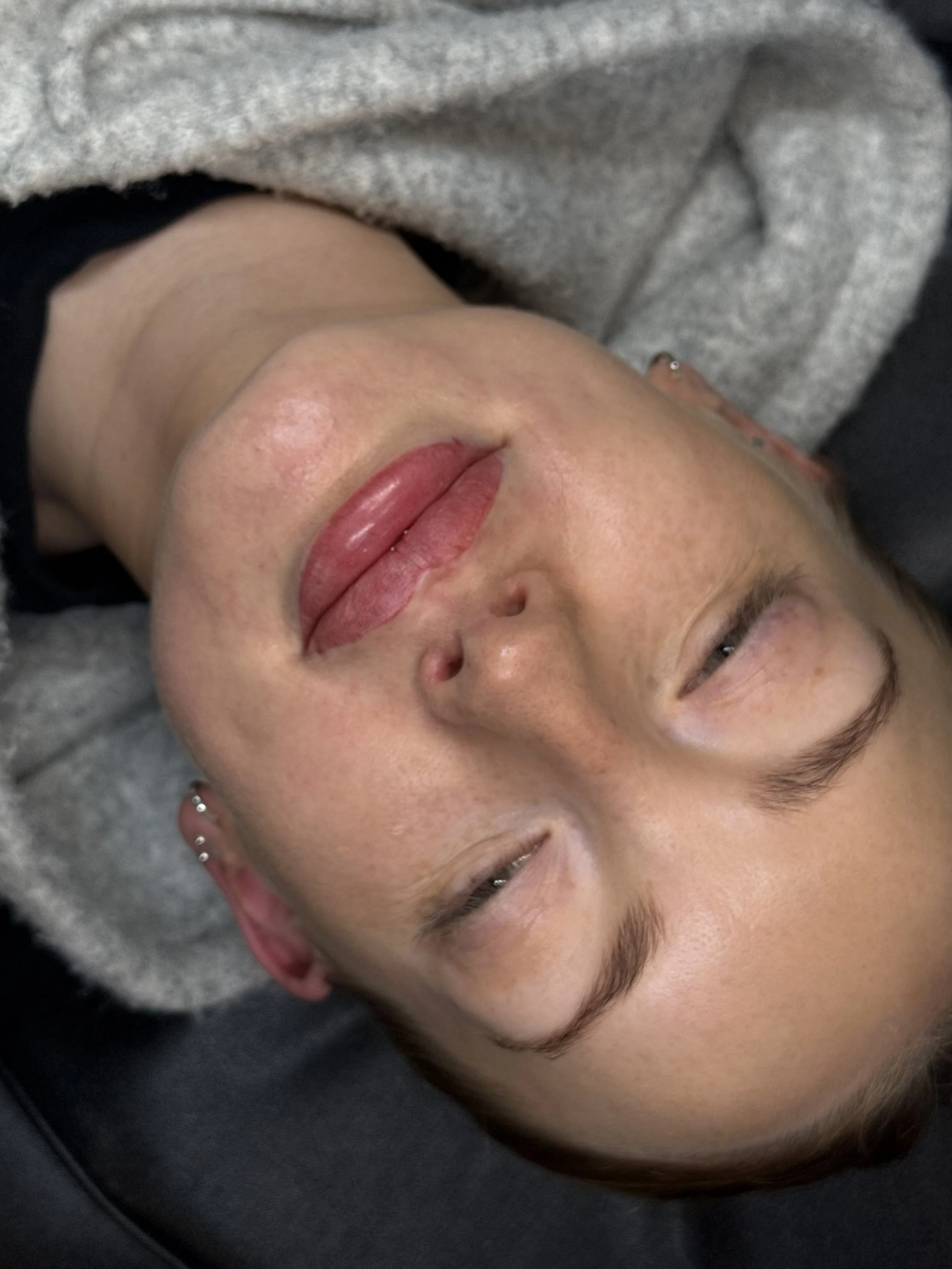 Soft Coral Lip Blush Before &amp; After | KMS Beauty Reading
