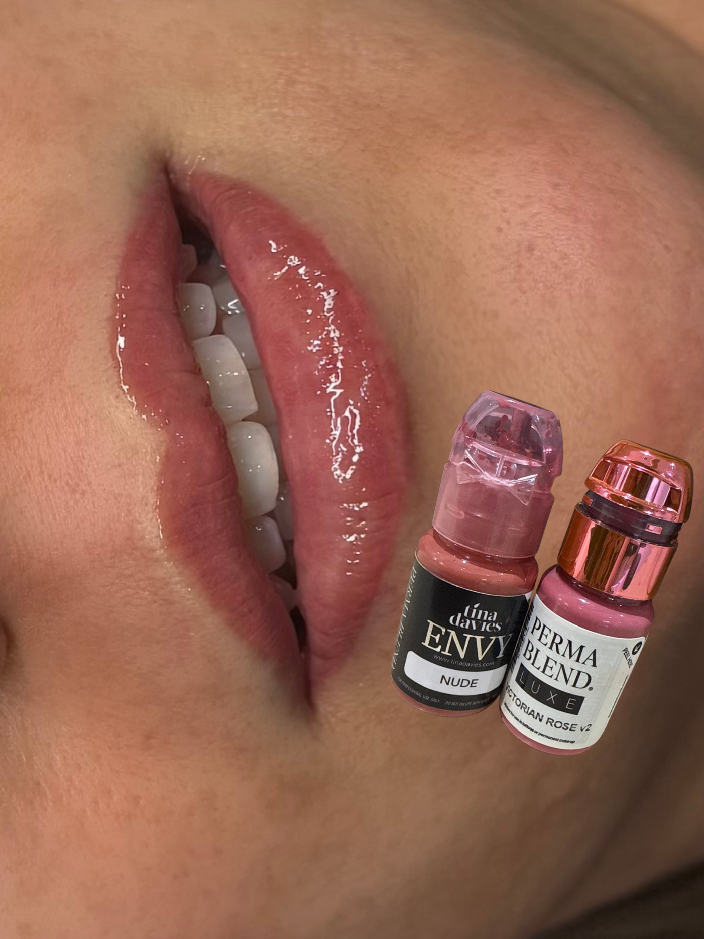 Soft Pink Lip Blush Transformation