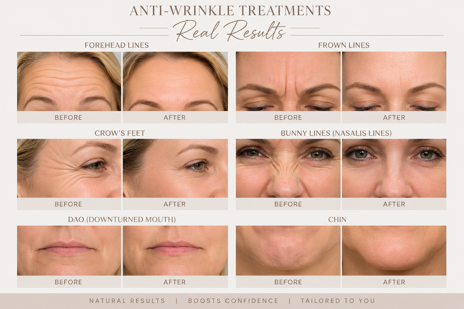 Anti-Wrinkle Treatment Results | KMS Brows & Beauty
