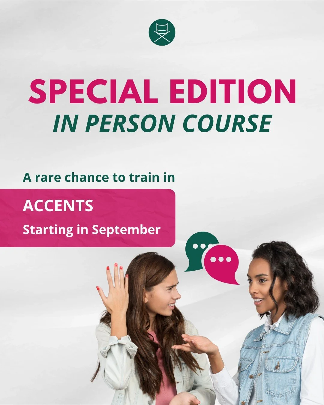 If you want to level up your casting potential, land more diverse roles, and truly embody your characters - mastering accents is non-negotiable!

Our Accent &amp; Dialect Course is back this September in Edinburgh and Led by pro dialect coach Dani Mo