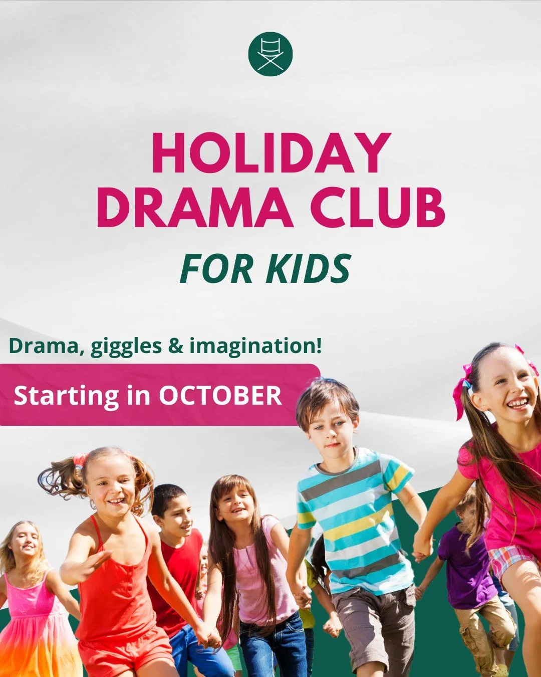 Looking for an exciting way to keep your kids active, creative and entertained this October?
Our Holiday Drama Club is bursting with imagination, play, and performance - the perfect half-term adventure for young minds aged 4&ndash;13.

From movement 