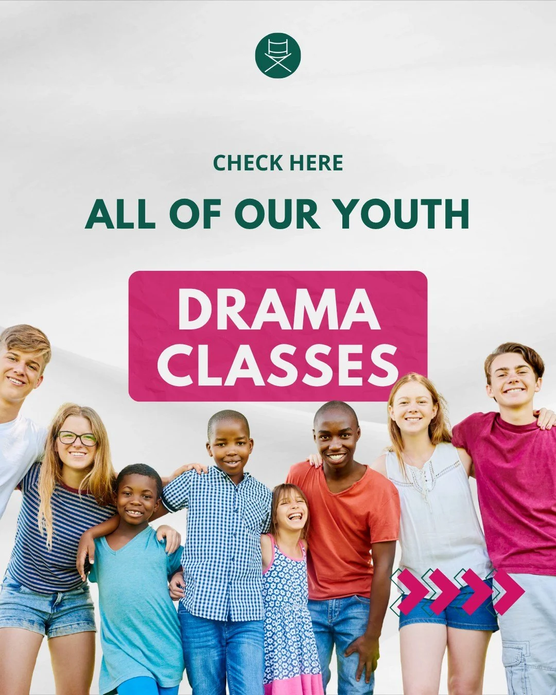 🎭 Drama Classes for Young Performers! 🎭
We run fun drama classes for all ages:

✨ Spotlight Kids (P1&ndash;P7)
✨ Teen Scene (S1&ndash;S6)
✨ Baby Drama
🪁 Plus exciting Holiday Clubs a few times per year!

All info is on our website - tap the link i