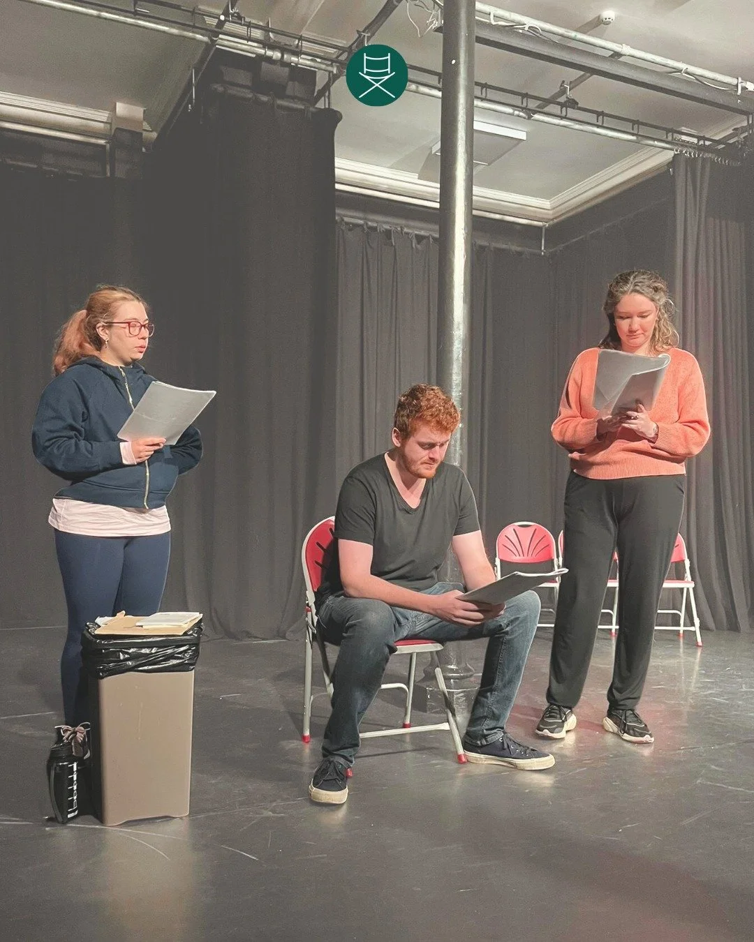 📝 &quot;What page are we on?&quot;
Just a little throwback to some of our brilliant students deep in rehearsal, scripts in hand, focus fully on.

Line learning is one of the quieter but very important parts of the acting journey.
There&rsquo;s alway