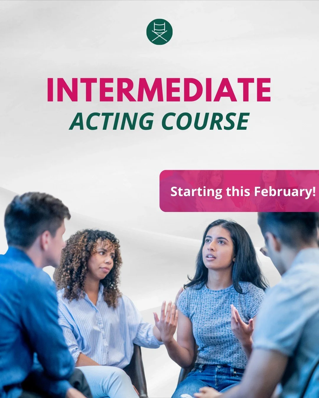 Ready to grow your acting in a deeper and more exciting way? 🎭✨
Our next Intermediate Acting and Performance Term with Steph Wynne is officially open for enrolment and this one is going to be a brilliant journey.

This term, we are diving into the w