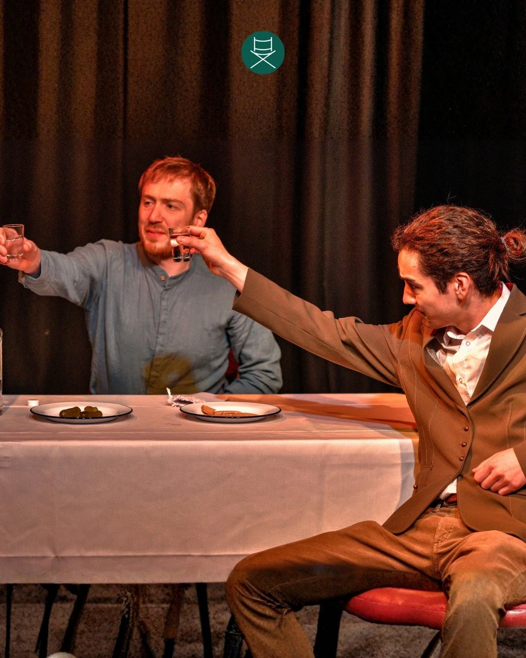 Stage drinking is never really about the drink.
It is a tool to show relationships, mood and unspoken feelings.

#ActingOutDramaSchool #ActingInAction #StageLife #DiningScene #ActingPractice #DramaTraining #EdinburghTheatre #ScottishActors #Performan