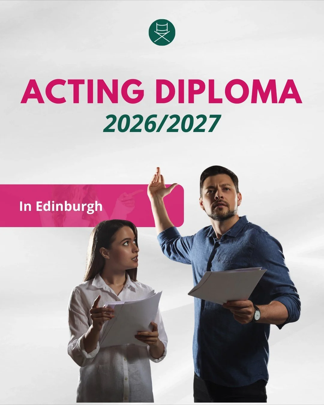 Thinking about taking acting seriously in 2026? 🎭✨

Our Acting Diploma Course is open for enrolment for 2026 / 2027 term, and it is designed for anyone ready to step into professional level training.

This is where things really shift.

You train wi