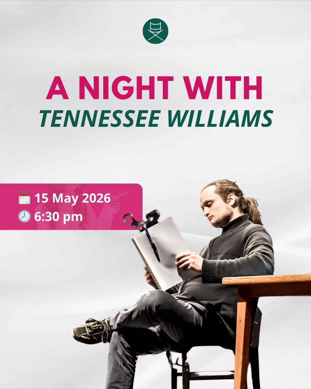 Step into the world of Tennessee Williams 🎭

Our Intermediate students bring together a stunning mix of scenes, from well known classics to hidden gems.

An evening full of intensity, honesty and beautiful performances.

🗓 15 May
🕡 6:30 pm

🎟 Tic