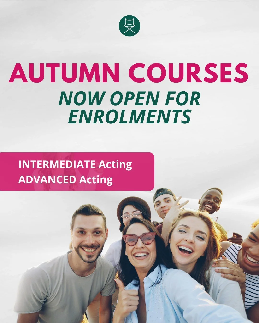 Loved what you saw on stage in May? 🎭

This is your chance to be part of it.

Our Intermediate and Advanced Acting &amp; Performance Courses are now open for enrolment, with a full journey leading to a live performance this December.

Over the term,