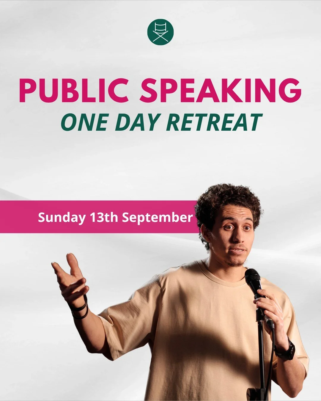 "If public speaking has ever felt overwhelming, this is a different way to approach it! :)

A full day to slow things down, build confidence step by step and actually understand how to stay calm and focused when speaking.

You will practise, get
