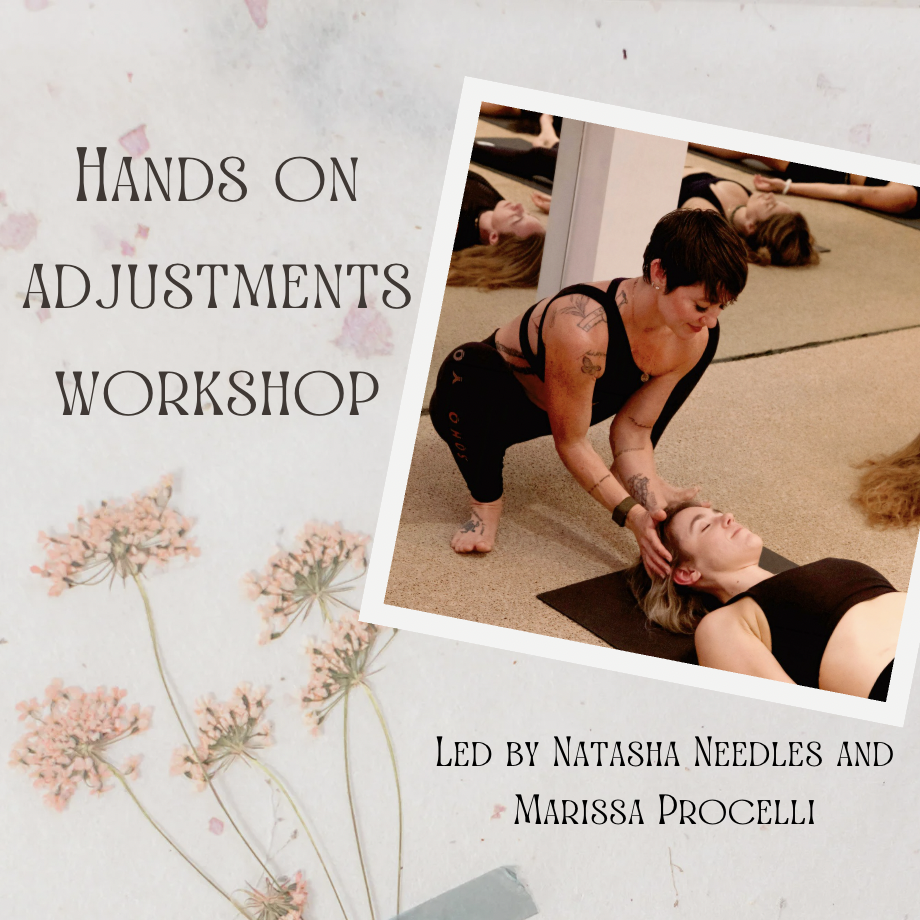 Hands on Adjustments Workshop with Natasha Snow Needles and Marissa Procelli