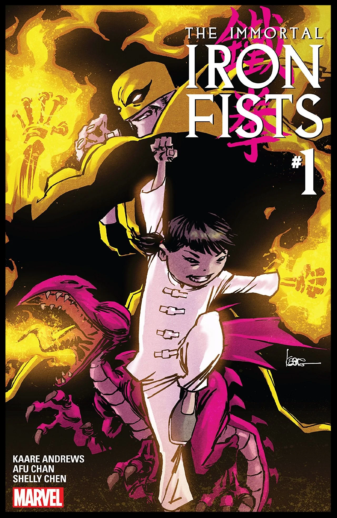The Immortal Iron Fists #1 Cover