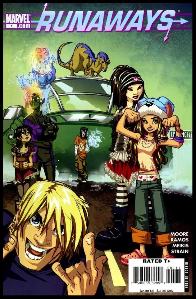 Runaways (2008) #1 Cover