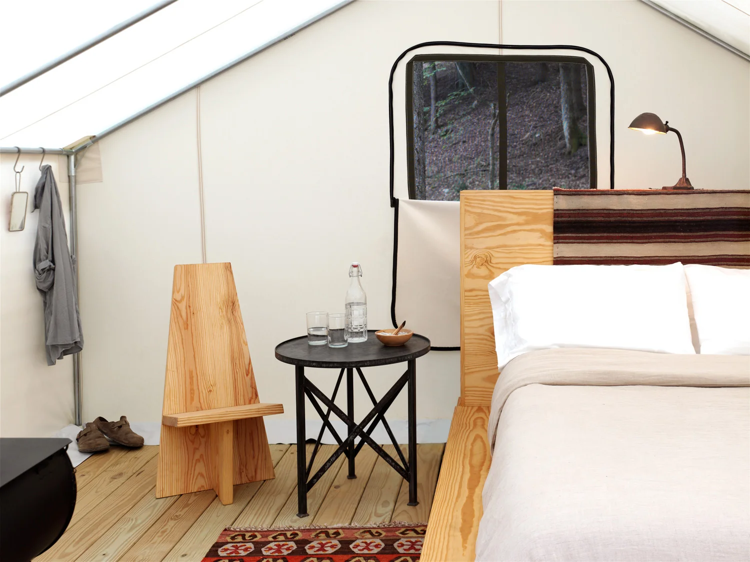 Tent detail (Photo by Victor Schrager)