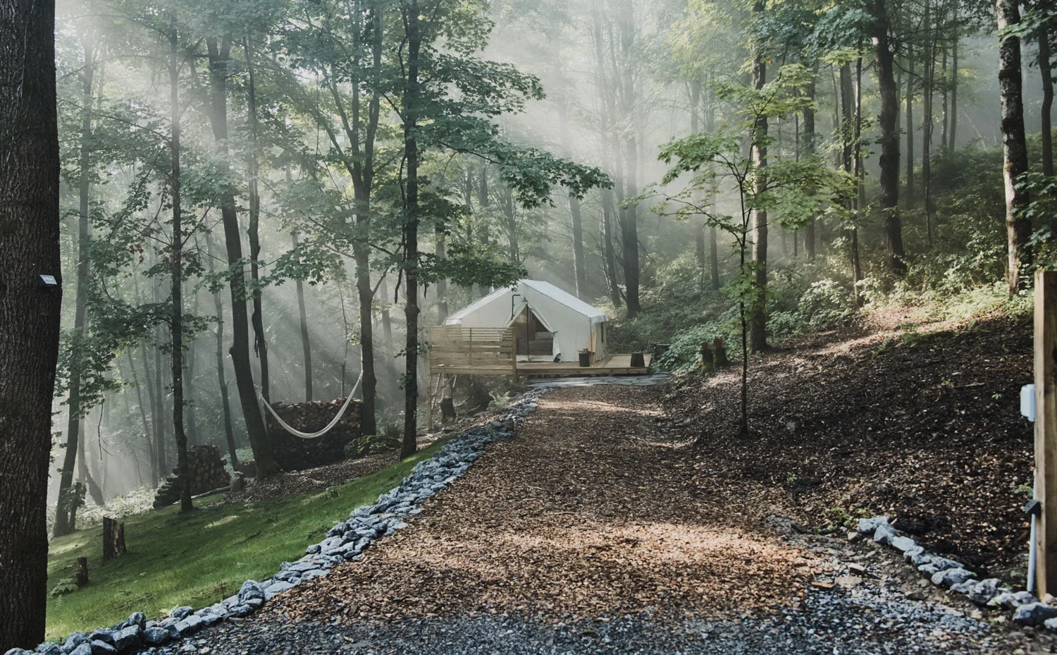 Tent exterior (Photo by Nick Bean)