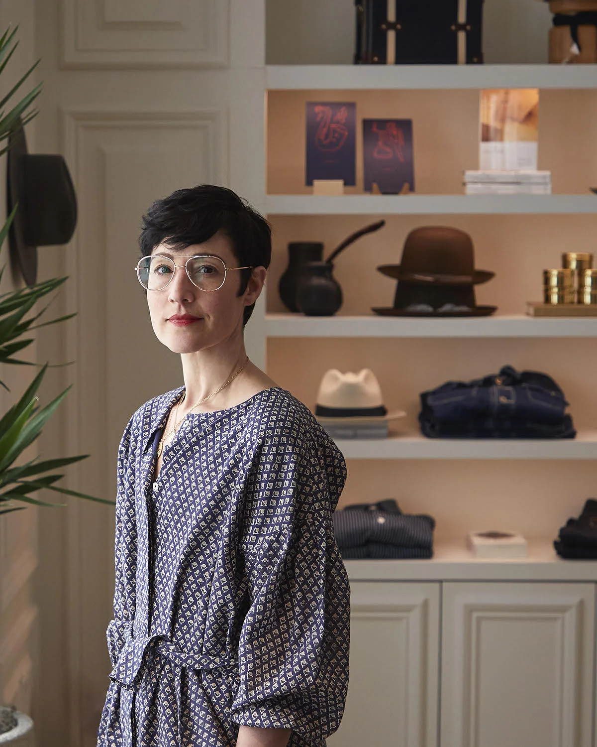 Christine Visneau, Store Curator. Photo courtesy of Commerce Goods + Supply