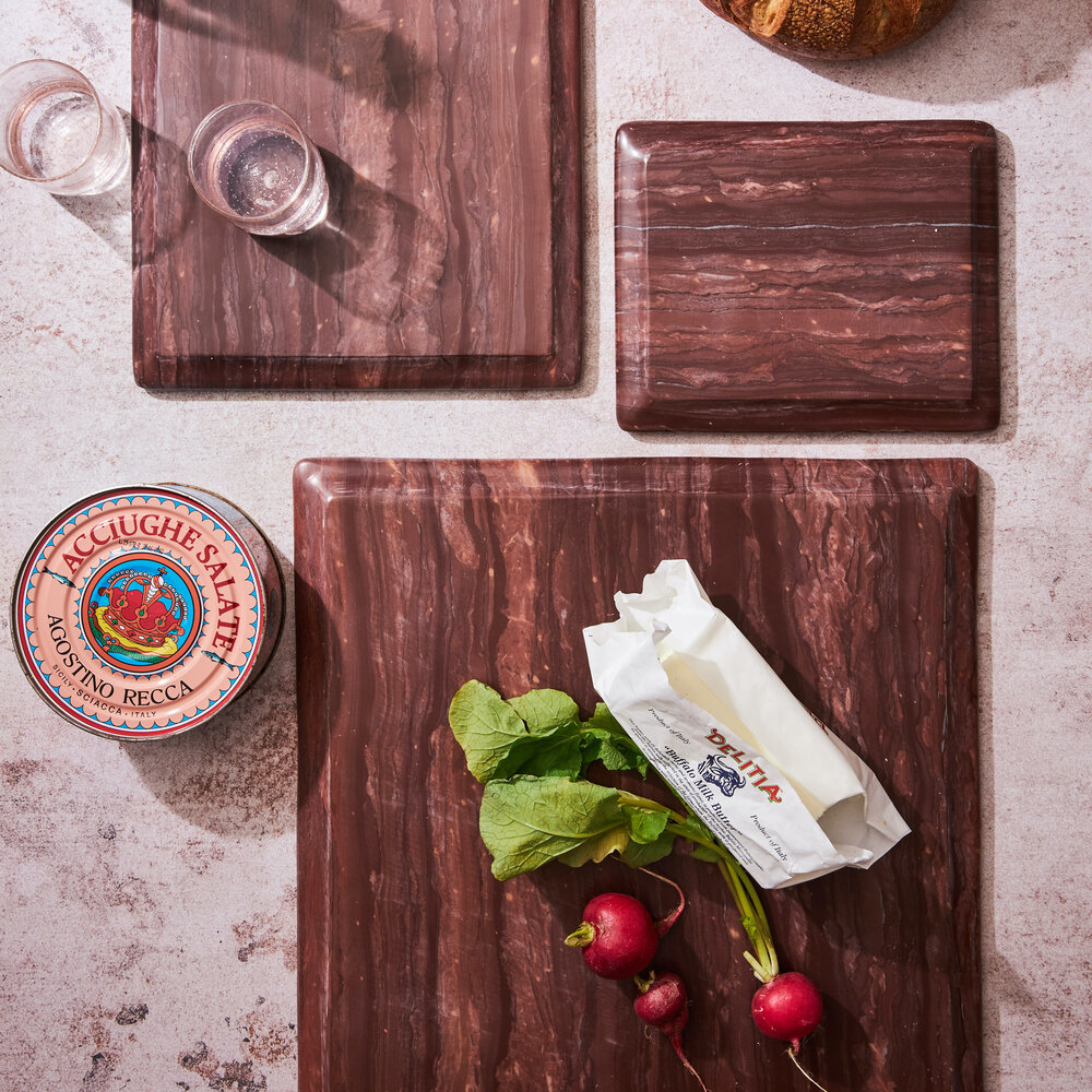 Red Marble Ogee Slabs