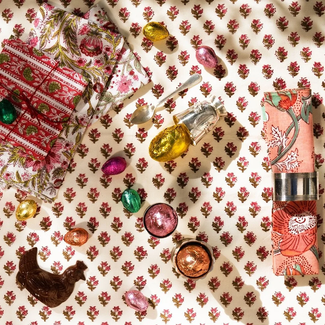 SUZETTE &Agrave; TABLE &bull; SPRING DROP🌷&bull; Scroll to see a preview of Suzette &agrave; Table&rsquo;s seasonal release! Cocktail napkins all sold in sets of 4 (as shown), Small batch by design (this collection will not be restocked). Order now 