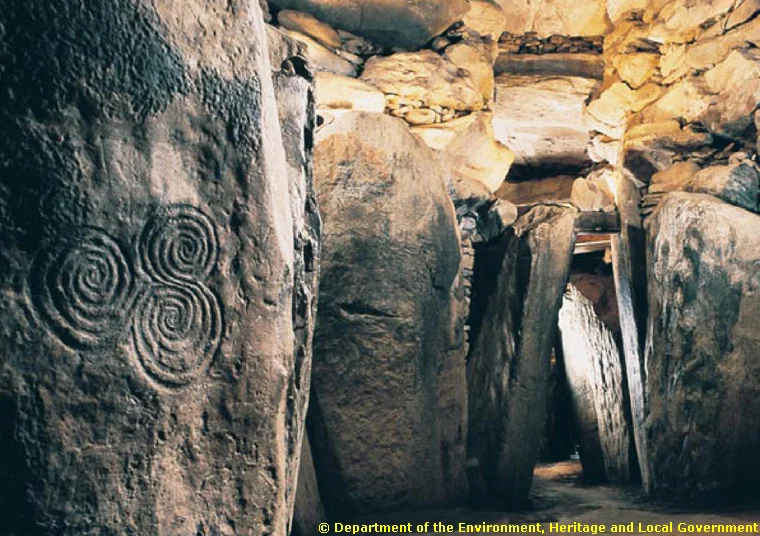 Newgrange Spiral Art. Photo Origin: https://www.newgrange.com/tri-spiral.htm