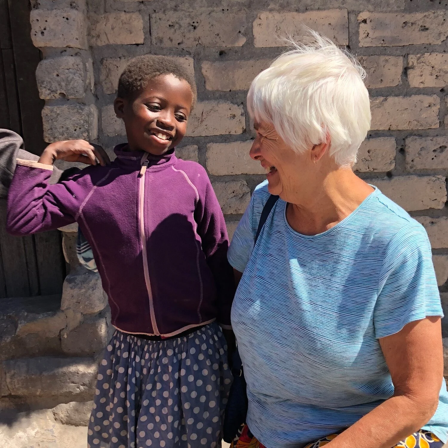 FCS 2nd grader, Martha, with her sponsor, Cherrie from Spokane, WA