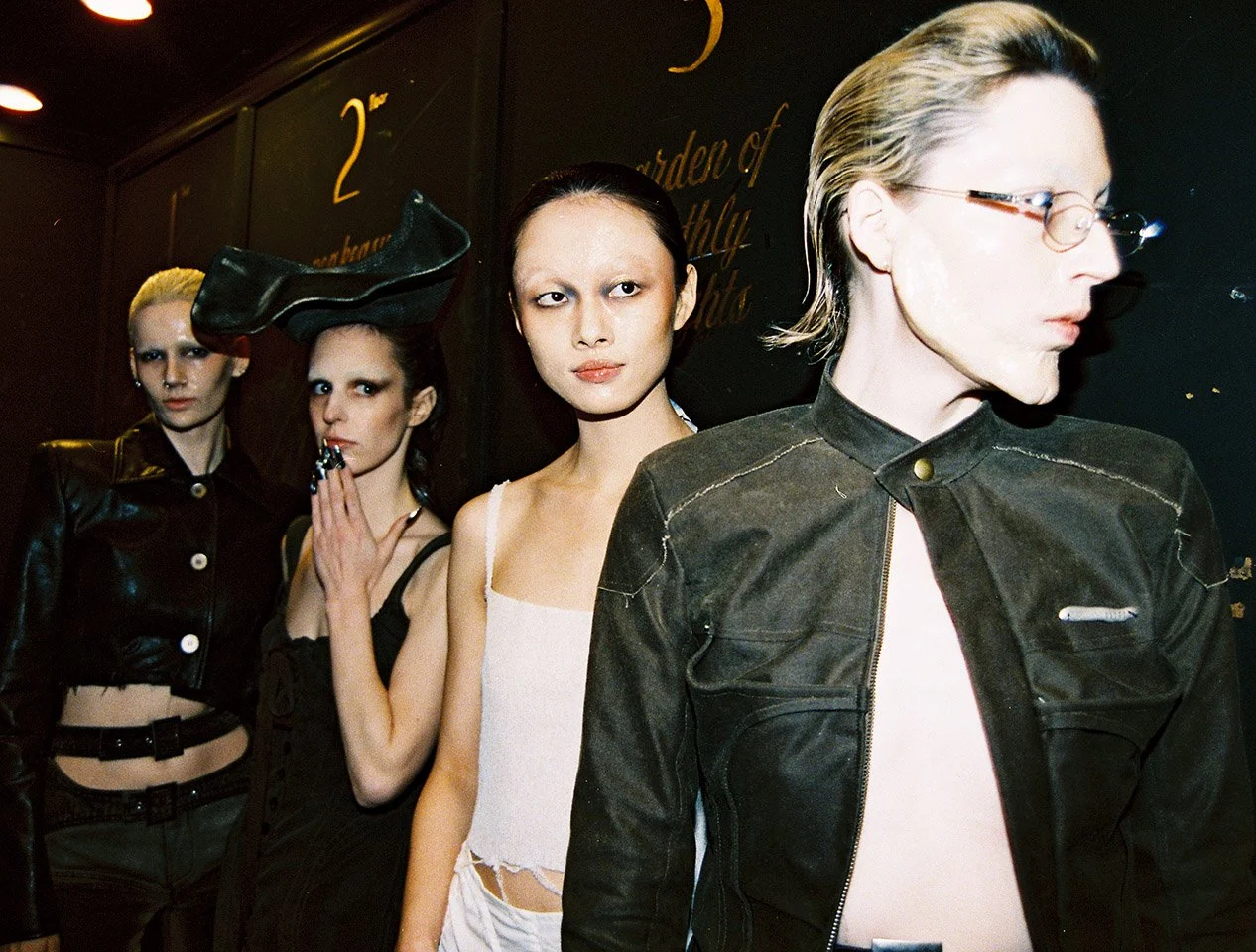 models at fashion show nyfw 