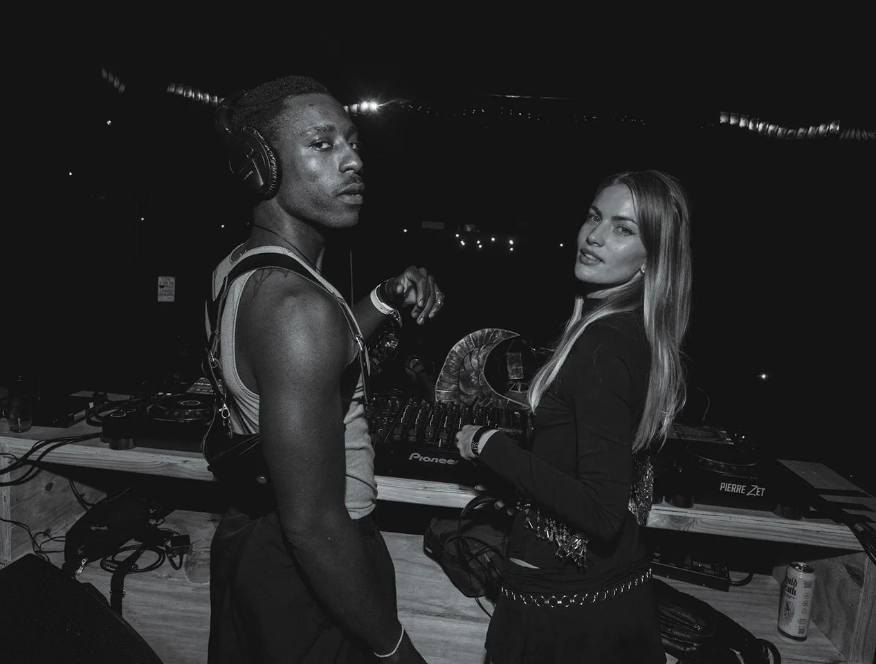 two djs at famous nightclub location NYC private event