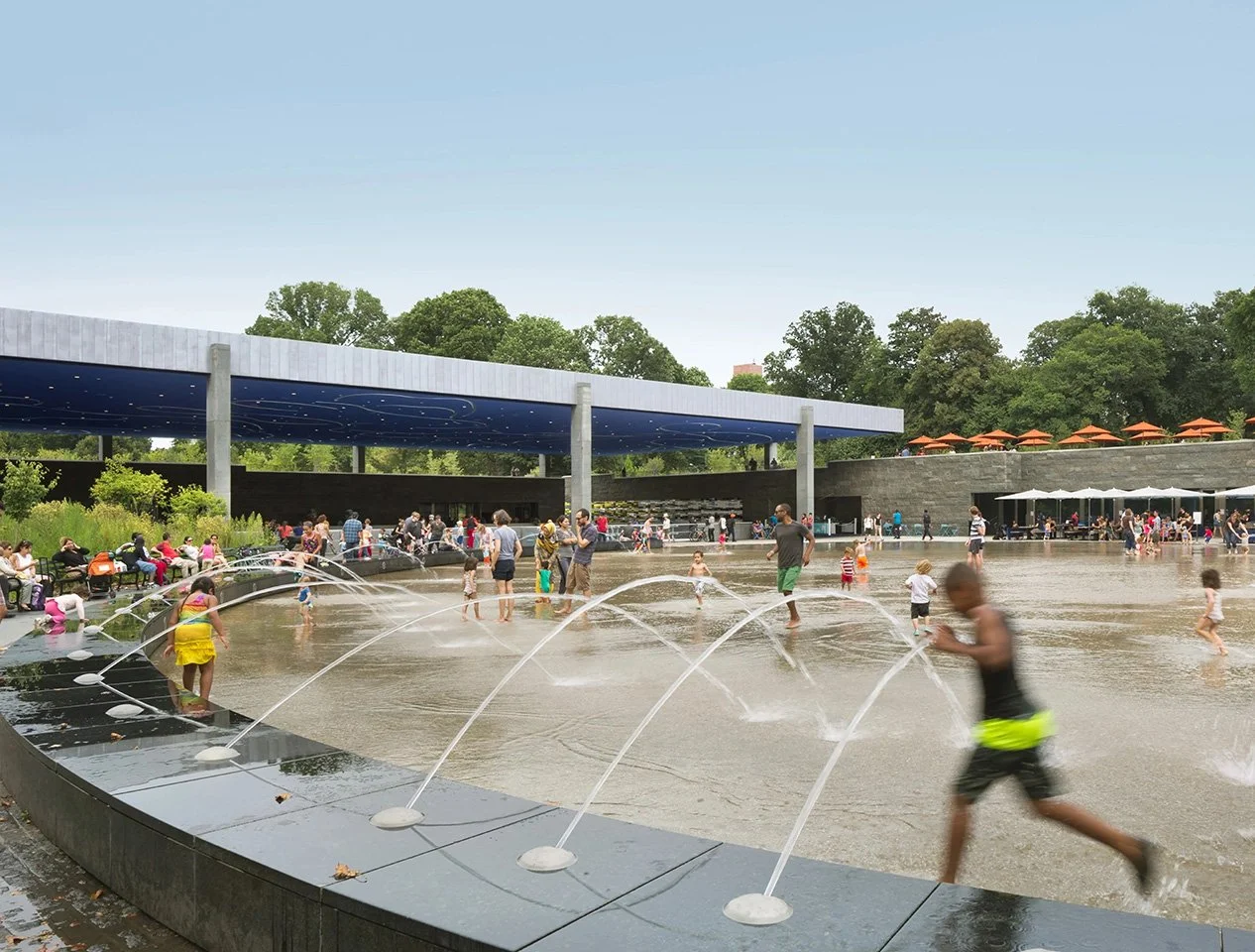 prospect park lefrak splashpad cafe and bar family friendly restaurant