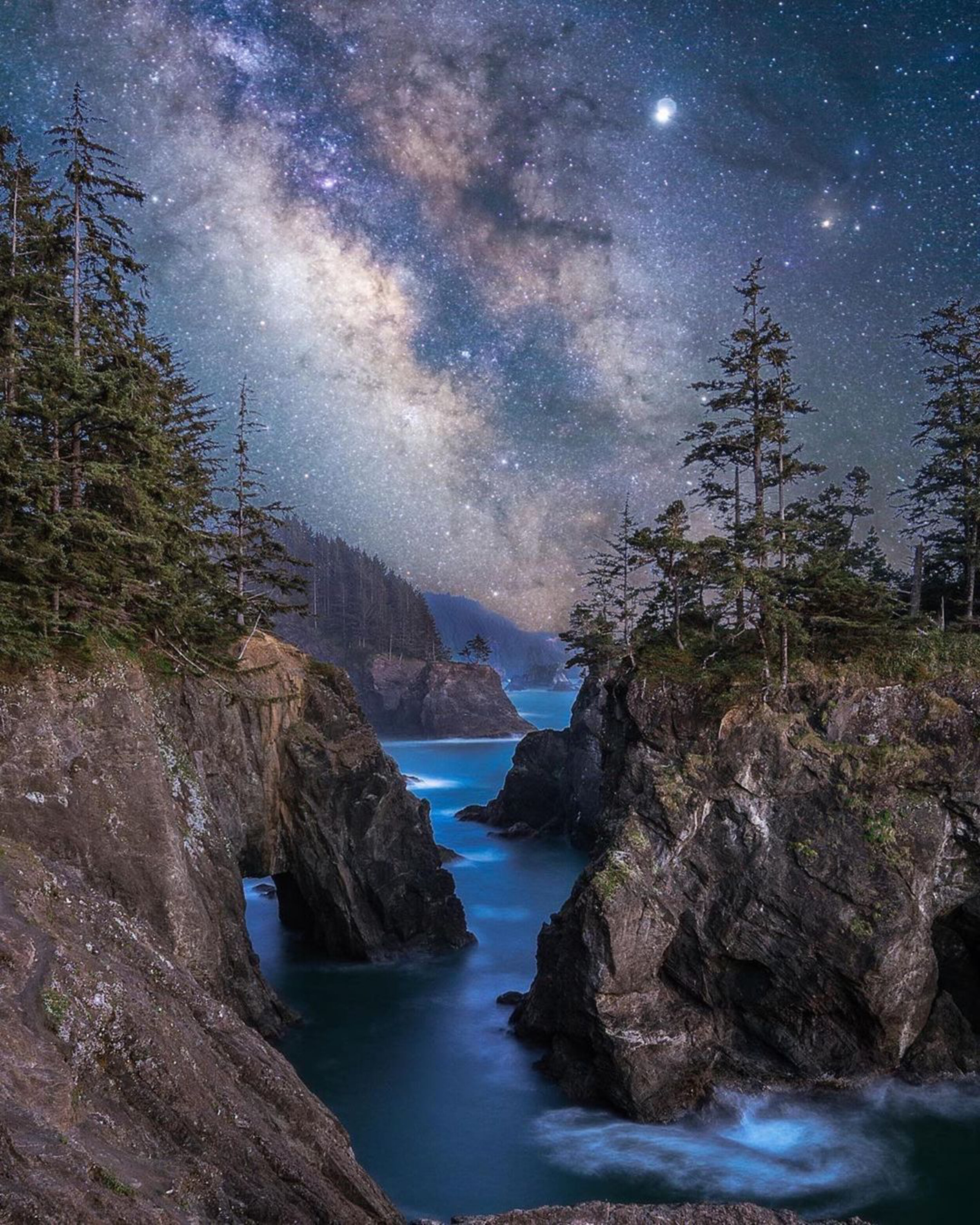 Oregon Coast Milky Way by Photography Workshop Student