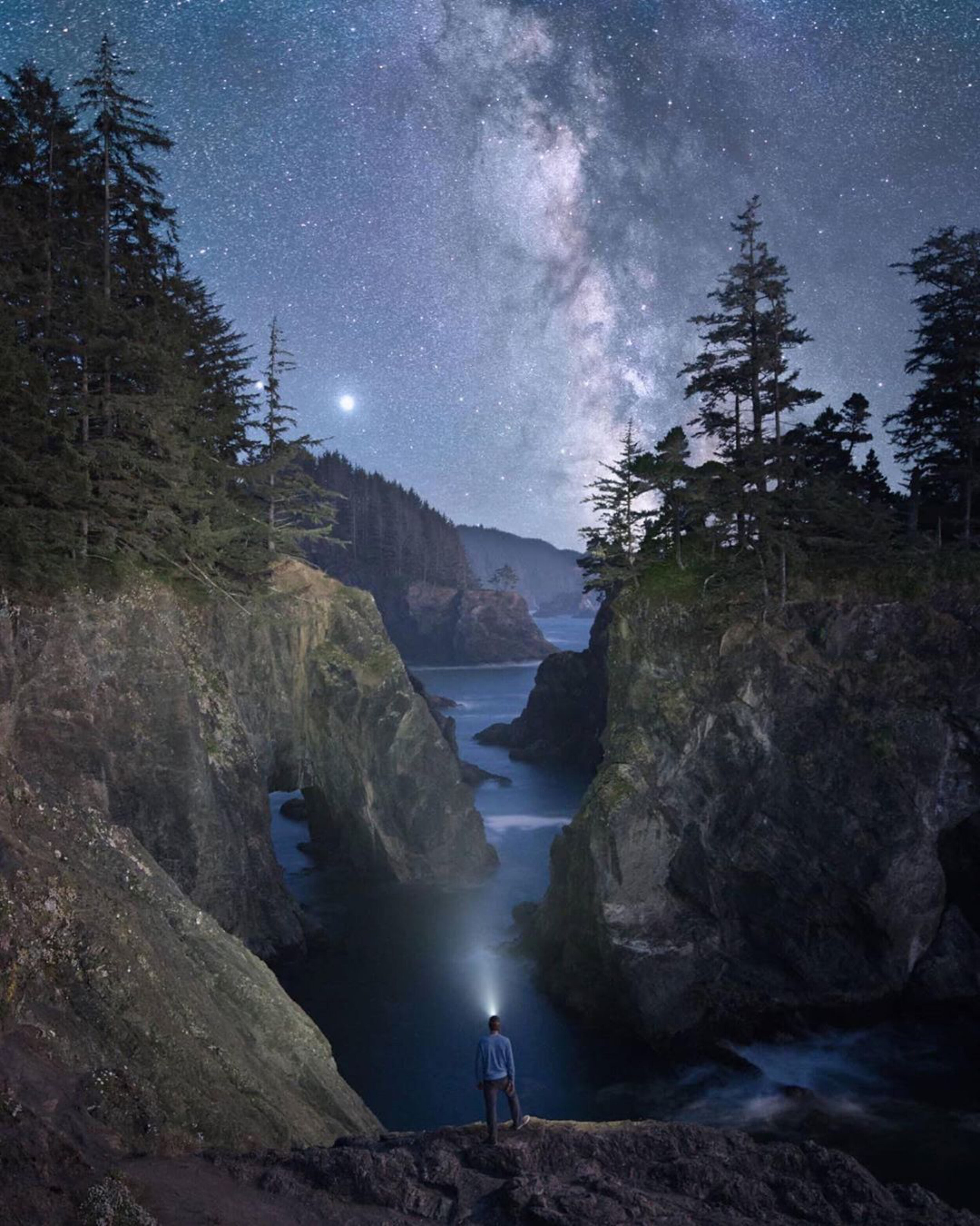  Oregon Coast Milky Way by Photography Workshop Student