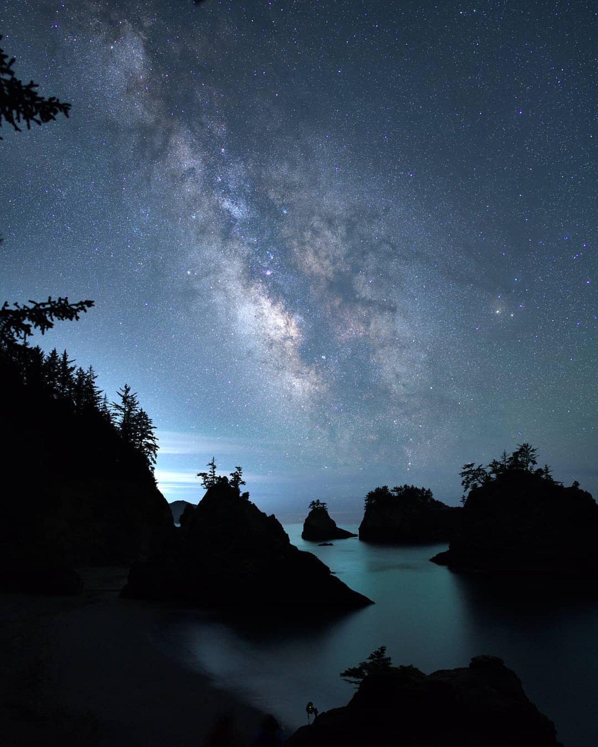 Oregon Coast Milky Way by Photography Workshop Student