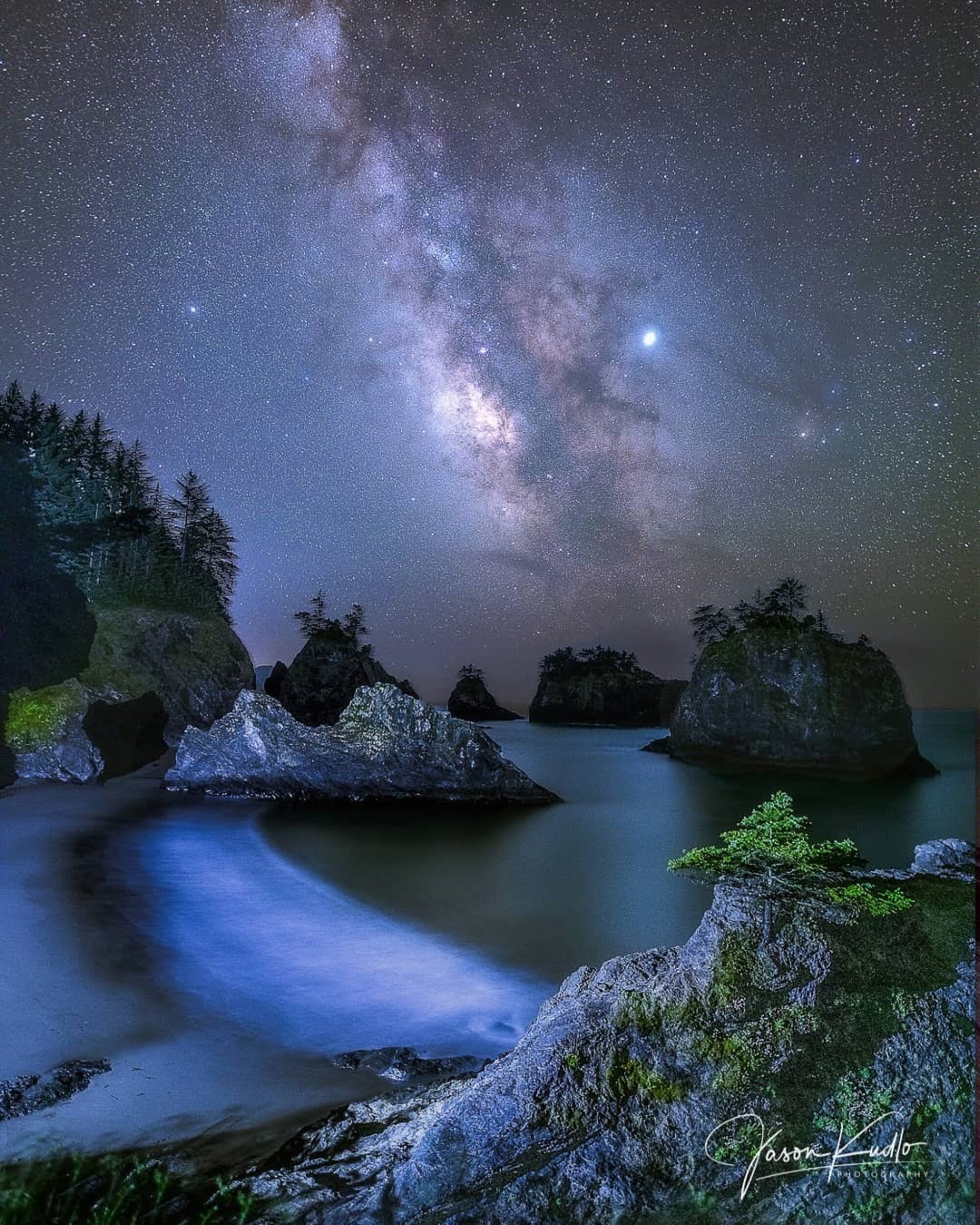 Oregon Coast Milky Way by Photography Workshop Student