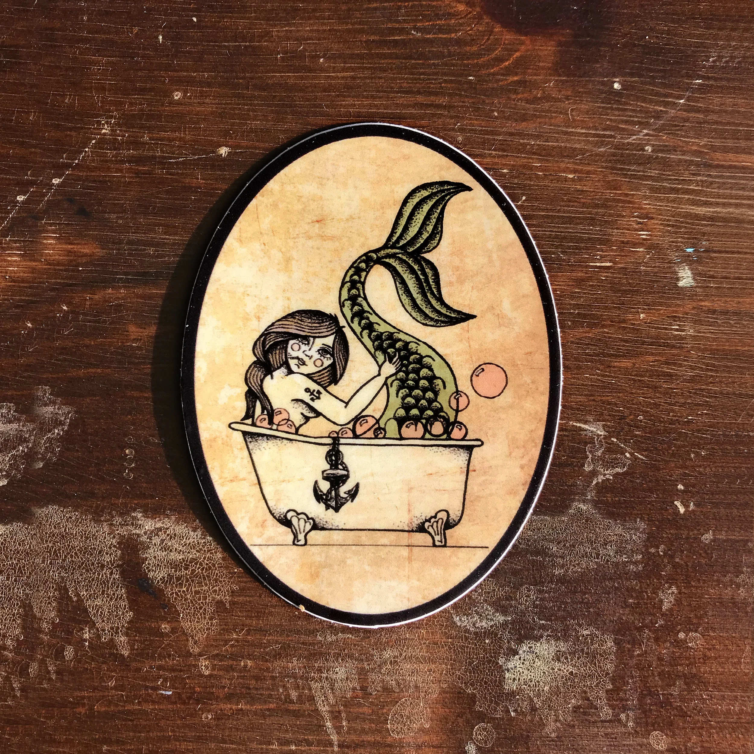 MERMAID OFF DUTY – STICKER