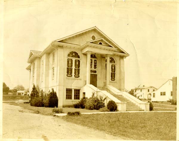 Hueytown First UMC - 1940 Original completed sanctuary