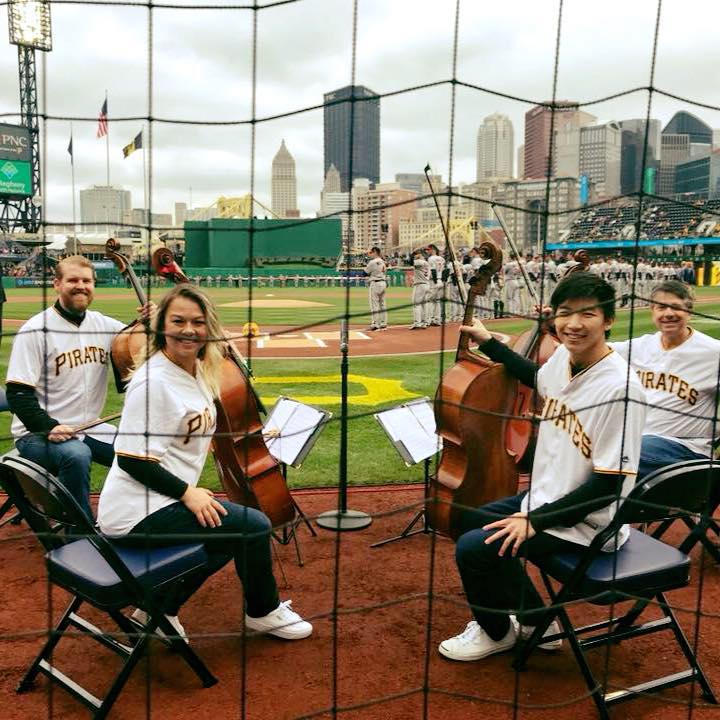  PCQ plays the National Anthem for the Pittsburgh Pirates 2018 home opener 