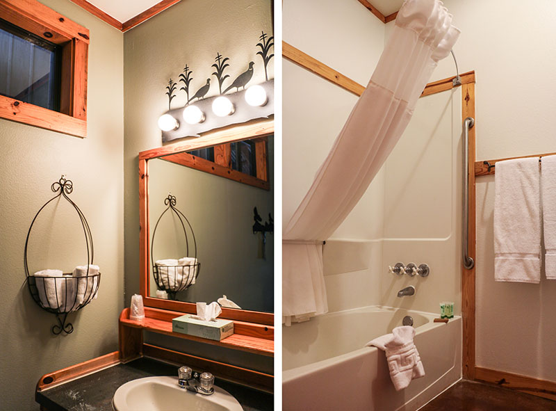 The guest rooms at Canyon of the Eagles Nature Resort are exceptional, with luxurious ammenities and thick, high quality linens. Staff photo by JoAnna Kopp