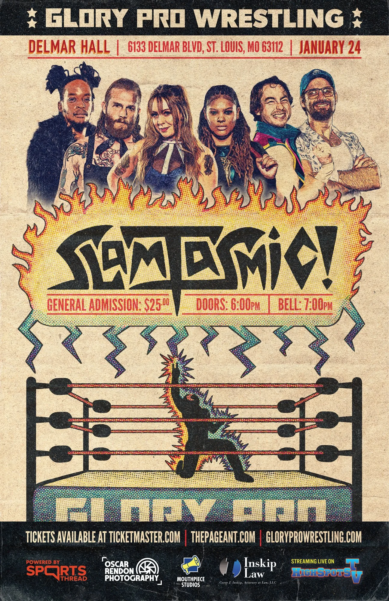 Glory Pro Wrestling: Slamtasmic