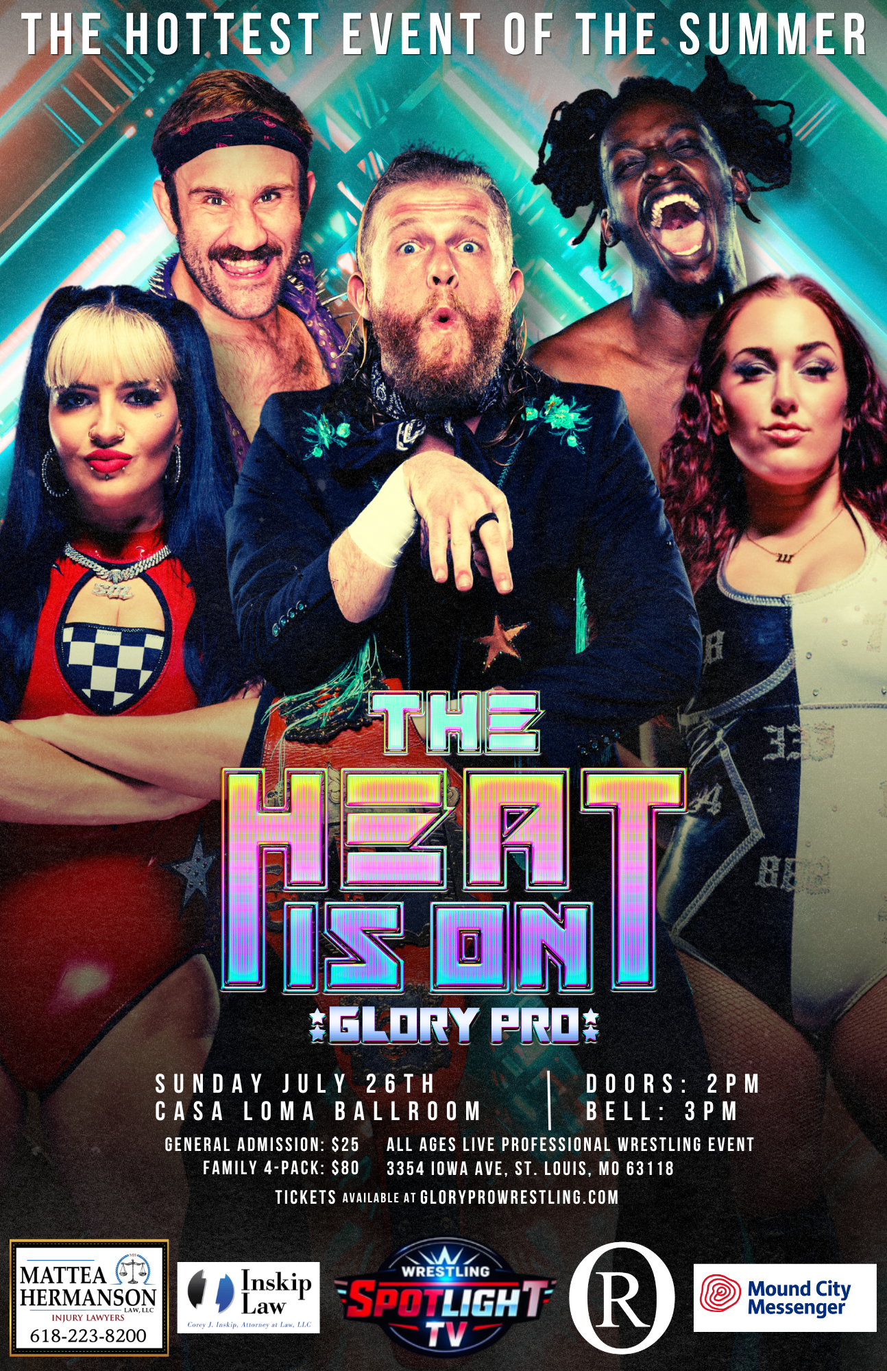 Glory Pro Wrestling: The Heat is On