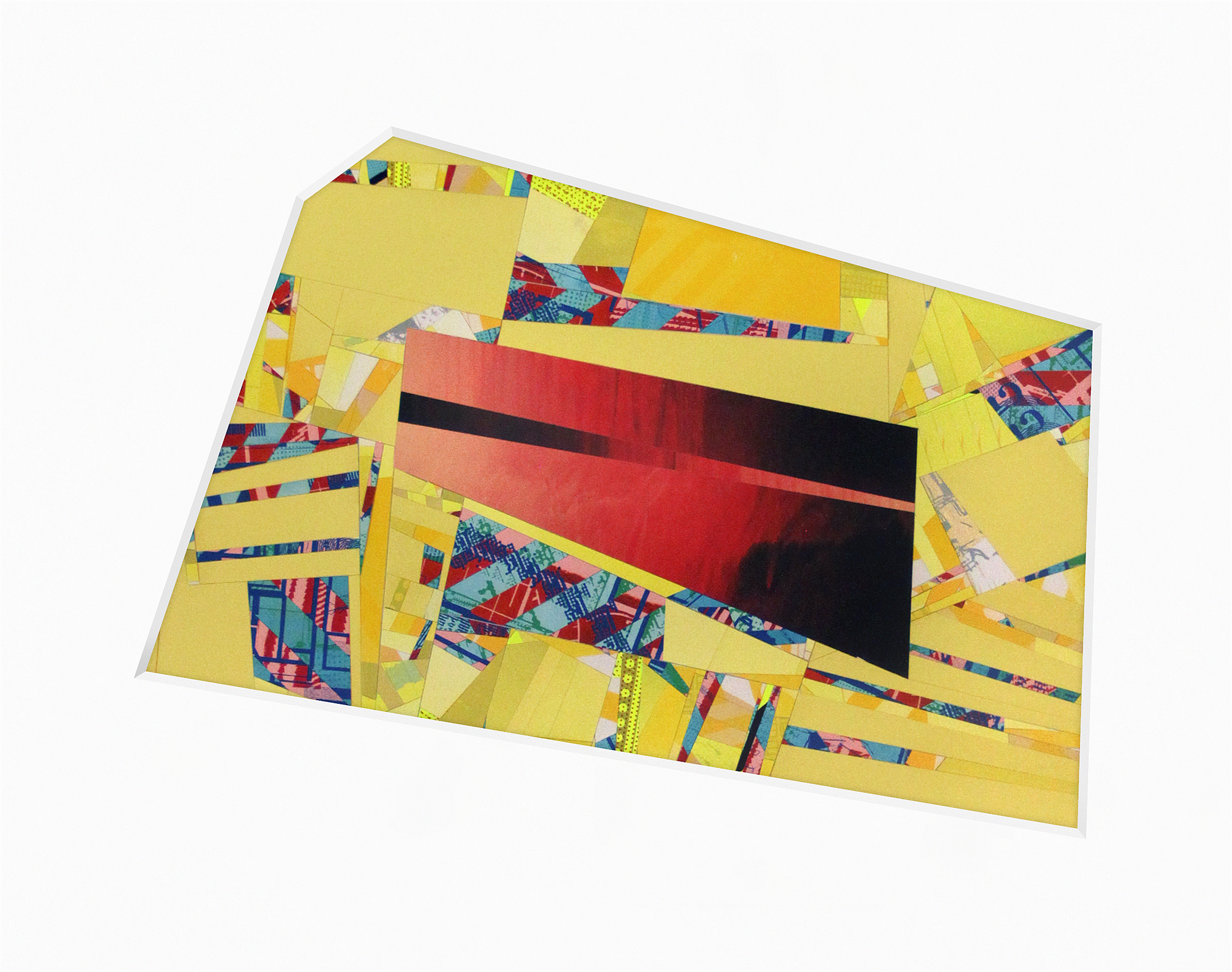 Trust Dont Trust, screen print collage