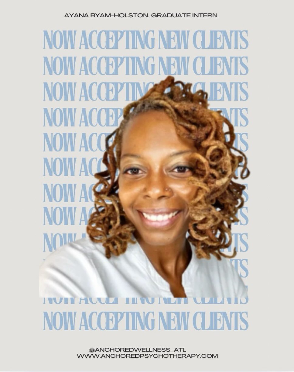 There are some clinicians who simply have it &mdash; the presence, intuition, warmth, and ability to make people feel deeply seen. Ayana is one of them. 

We are excited to officially introduce Ayana Byam-Holston, Graduate Intern Therapist at Anchore