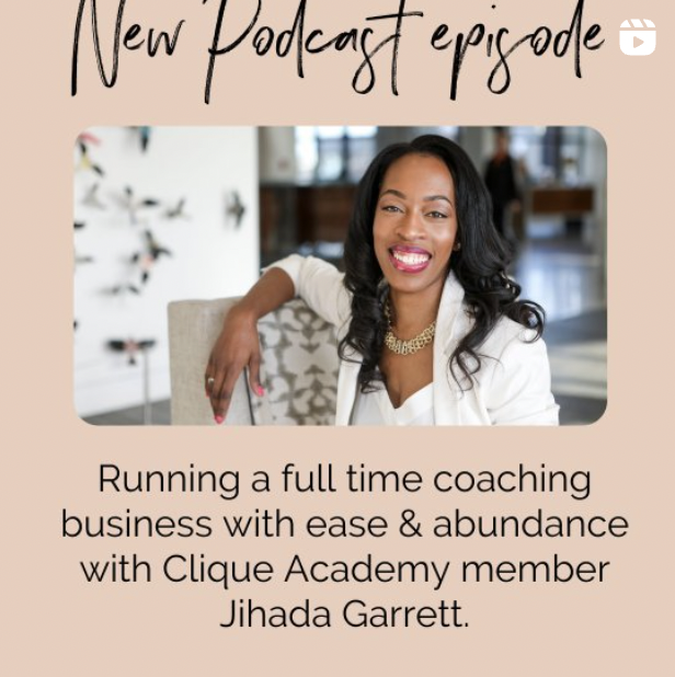 New Podcast Alert: Choosing Ease and Abundance While Running a Full-time Coaching Business 