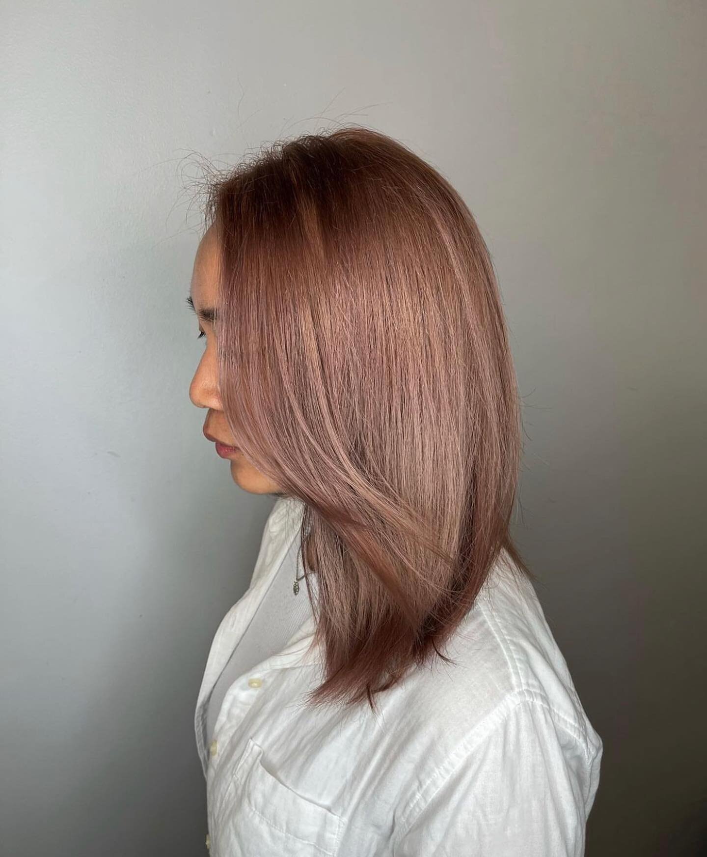 Rose ash brown 🌹 color by @hairdesigneralan