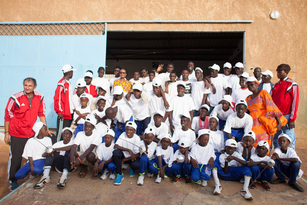  Partnered with OSIWA (Open Societies in West Africa) on a immersive Fencing Day. OSIWA currently operates programs in West Africa utilizing the sport as a restorative justice tool to reintegrate at risk youth back into society. Fall ‘16 